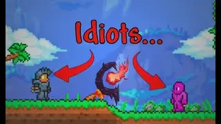 Idiots Play Terraria Pt. 1 :  A New World
