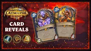 NEW Warrior, Paladin & Shaman cards with Zeddy & Friends | CATACLYSM | Hearthstone