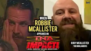 Rory McAllister on what happened after Robbie McAllister of The Highlanders was shown on TNA Impact