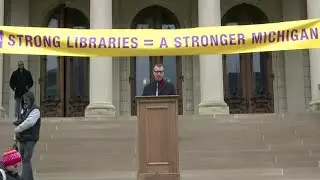 Community celebrates Library Advocacy Day at the Michigan Capitol Building