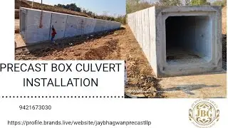 PRECAST BOX CULVERT INSTALLATION