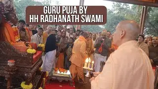 Guru Puja by HH Radhanath Swami on occasion of 75th Appearance day | Festival of Gratitude