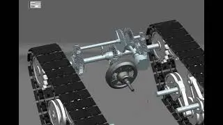 Dual differential Tank drive
