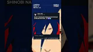 MOST FEARLESS MAN IN THE WHOLE SHINOBI NATION 🥶🔥🗿 #animeshorts #animeviral #viralreels