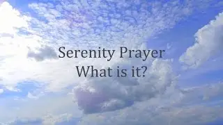 What is the Serenity Prayer