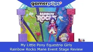 My Little Pony Equestria Girls Rainbow Rocks Mane Event Stage Review | GamerPops