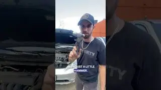 Запуск автомобиля с неисправным стартером. #автомобиль #механик #сделайсам #шорты