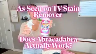 Tested on Real Stains! | Abracadabra Stain Remover for Clothes, Carpet & Upholstery #ad