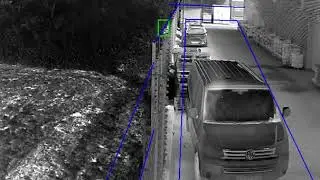Area and Line Crossing Detection function from Hikvision Thermal camera