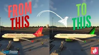 How to Create a Custom Fenix A320 Livery for MSFS2020