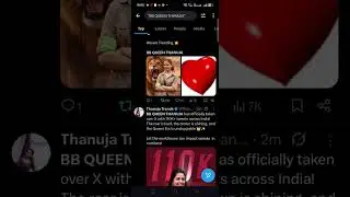 BB Queen Thanuja India Trending on top 5 in twitter today | Bigg boss telugu 9 promo