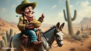 The silly Cowboy Desert Hunt l Old western campfire song by Build The Beat