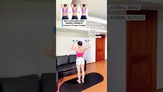 Flabby arms? Shoulder fat? Back rolls?Grab your dumbbells and SCULPT EVERYTHING💥#upperbodyworkout
