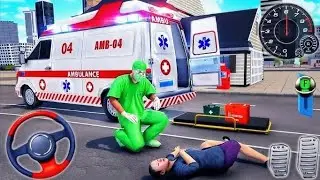 Ambulance Driving Simulator 2025 | Emergency Rescue Missions Van Drive 3D Gameplay - Yash Gaming 