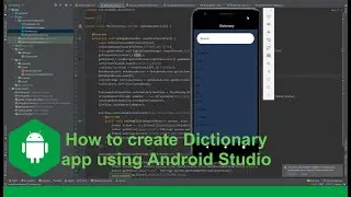 How to create Dictionary application in Android Studio