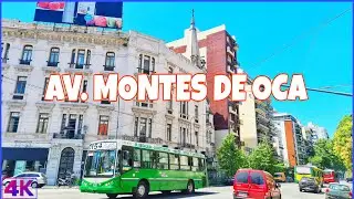【4K】Buenos Aires Walk, AVENIDA MONTES DE OCA - BARRACAS | [Walking Tour Barracas, Argentina]
