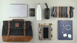 The Mersey Waxed Canvas Messenger Bag | Bag Packing Video | Kovered