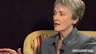 Air Force Secretary Heather Wilson in conversation with SpaceNews