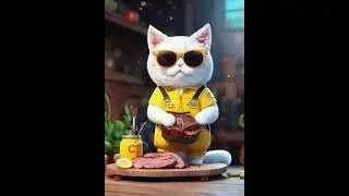 Emotional Cat Story Gentle chef give poor kitten food 😿💔 | #shorts #viralshorts