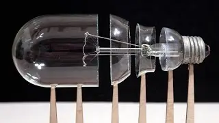 Cutting a Light Bulb With a Lasercut