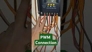 pwm solar charge controller connection #solarpower