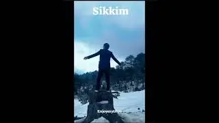 Beauty of Sikkim covered in snow #Enjoymytrips #SikkimSnow #Himalayas #Wonderland #Magicalwinter