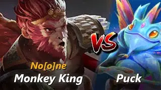 How to Monkey King mid vs Puck (feat. No[o]ne) | First 10 minutes