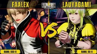 FF:CotW 🌟FAALEX (Rock) vs LAUYAGAMI (Hotaru)🌟Replay Match - FATAL FURY: City of the Wolves!