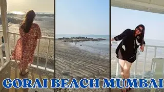 Best beach of Mumbai Gorai Beach tour|Staycation at Sun Beach Resort and Pixy Resort Tour.
