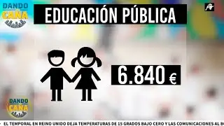 &iquest;Cu&aacute;nto cuesta la educaci&oacute;n p&uacute;blica frente a la concertada?