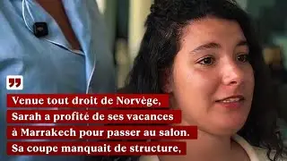 Venue tout droit de Norvège, Sarah a profité de ses vacances à Marrakech pour passer au salon❤️