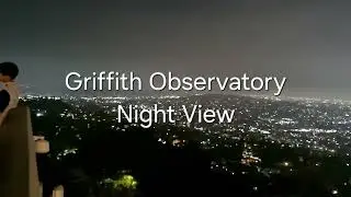 Night view from Griffith Observatory - Los Angeles