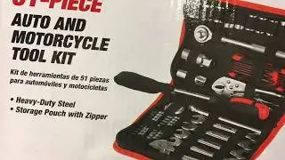 Review: Hyper Tough 51PC Auto & Motorcycle Tool Kit
