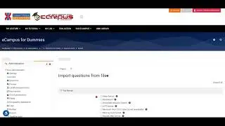 LMS Moodle Tutorial | How to Import File Moodle XML to Question Bank