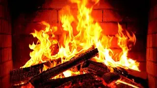 🔥 Fireplace 4K UHD! Fireplace with Crackling Fire Sounds. Fireplace Ambience