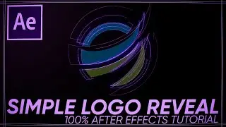 Simple Logo Reveal - 100% After Effects Tutorial - Easy & Quick Method!