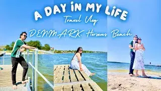 🌊 Exploring Denmark: A Day at Horsens Beach 🇩🇰 #denmark #denmarkvlog #denmarkvisa