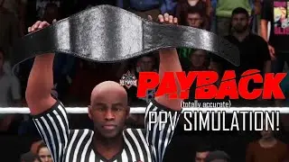 WWE 2K20: WWE Payback 2020 Simulation! [30/08/20 LIVE STREAM HIGHLIGHTS]
