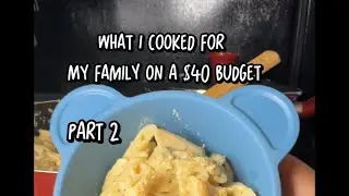 $40 Grocery Budget Part 2 | What I Cooked for My Family