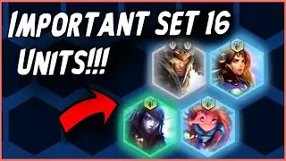 MOST Useful Set 16 Units!!! Important Utility and Team Buff Units to Hold in TFT SET 16