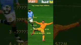 TOP EARNINGS 🤑💸💰 #sports #money #football #basketball