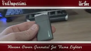 Зажигалка Ronson Crown Gunmetal Jet Flame