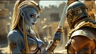 She Couldn't Speak When He Took Off His Armor... — Alien Warrior Woman Froze, Weapon Sci-Fi Story