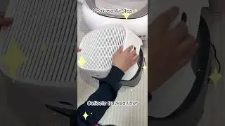 A step to help the cat reach the box, a mat to catch litter, & sprays to fight odor? Why not a combo