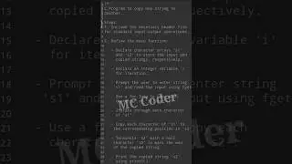How to copy one string to another in c | C Program to copy one string to another #shorts #cprograms