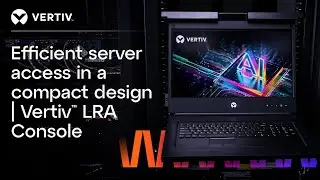 Efficient server access in a compact design | Vertiv&trade; LRA Console