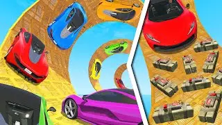 Survive The STICKY BOMB TROLL Race! (GTA 5 Funny Moments)