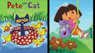 MERGED - Pete The Cat and Dora The Explorer Stitches