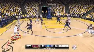 NBA Live 15 : The Finals - Stephen Curry With Amazing Stepback Buzzer Beater !