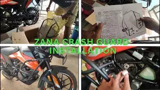 Zana Crash Guard for KTM Adventure 390/250 || Detailed Installation Guide  @zanamotorcycles3340